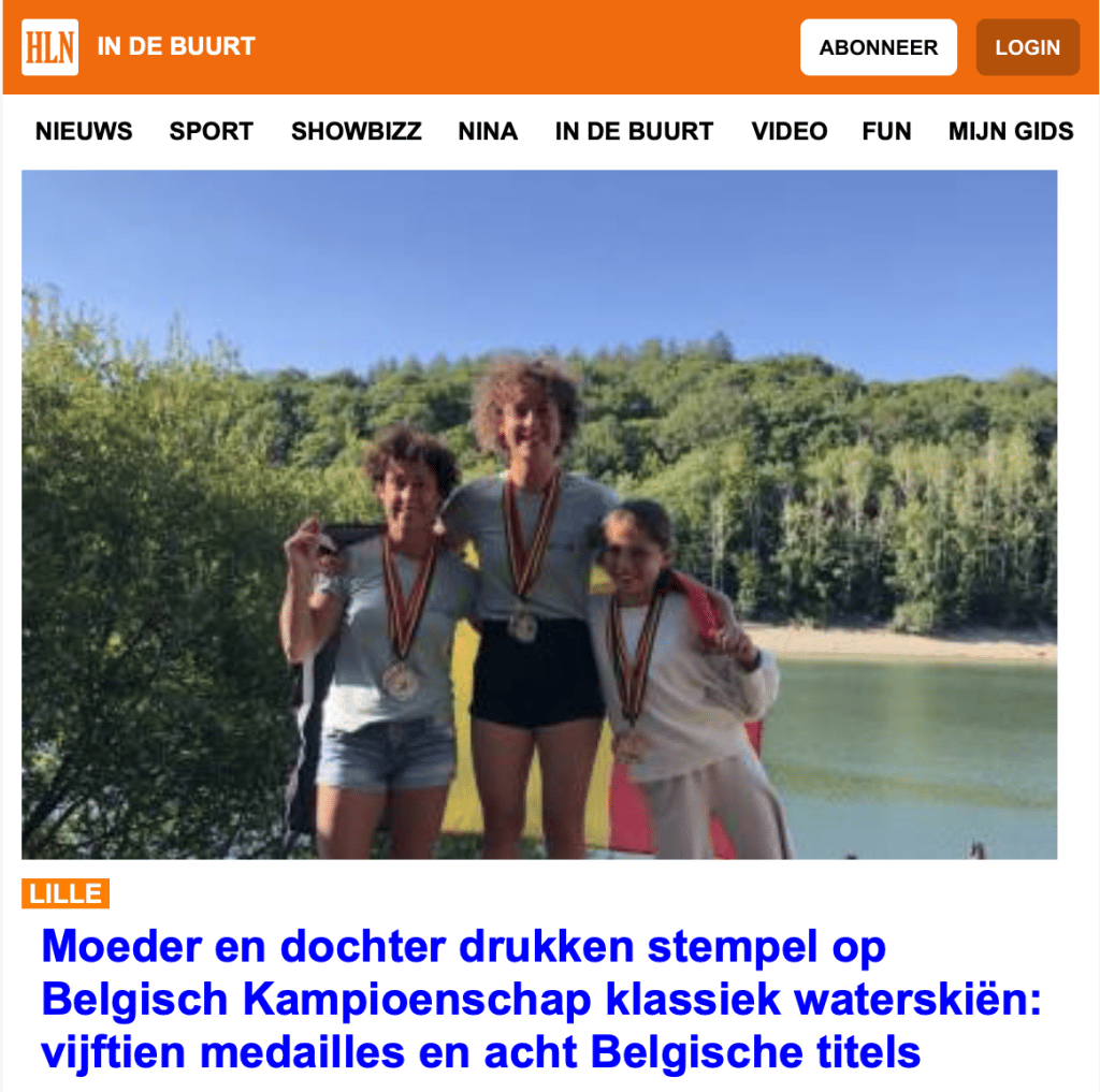 Anick en Jasmin Geens op HLN